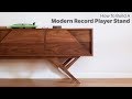 Building A Media Console Table - Woodworking