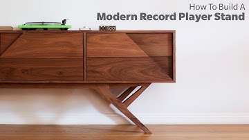 Building A Media Console Table - Woodworking