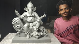 Ganesh idol making by Anant chougule 2022 ll how to make Ganesh idol