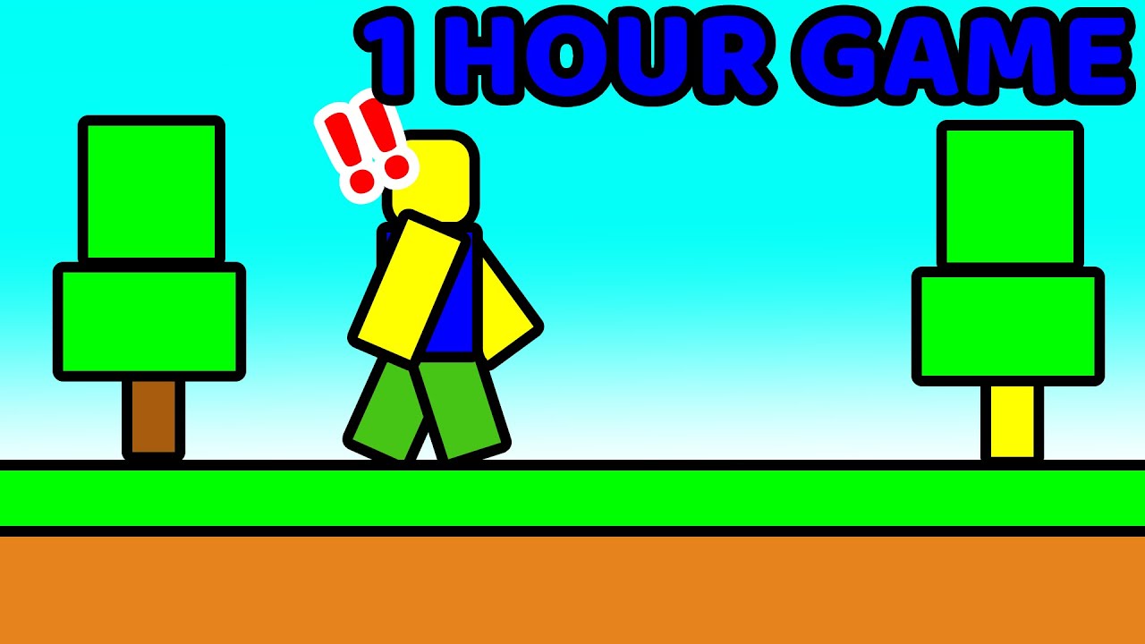 Making a Roblox GAME in 1 Hour vs 10 Minutes vs 1 Minute - YouTube