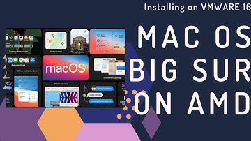 #MacOSBigSur #AMD #VMware16 Installing MAC OS Big Sur in VMware 16 for AMD CPU