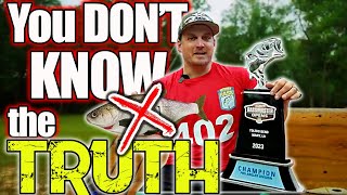 It's time to Reveal the TRUTH of how I Won the Toledo Bend Open (Not what you're expecting)