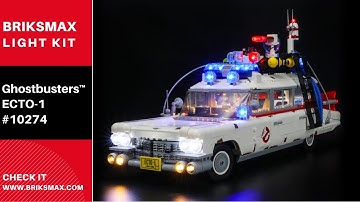 BriksMax Light Kit For Lego Creator Expert Ghostbusters™ ECTO-1 10274
