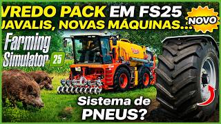 Vredo Pack in FS25: Wild Boars, New Machines… and Tire System?