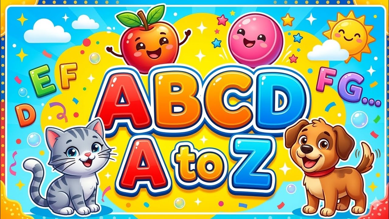 A to Z Alphabet for Kids | ABCD Learning Video | Fun ABC for Children ...