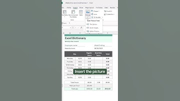 How to insert your signature into any worksheet. 🤓✍🏼 #excel #tutorial