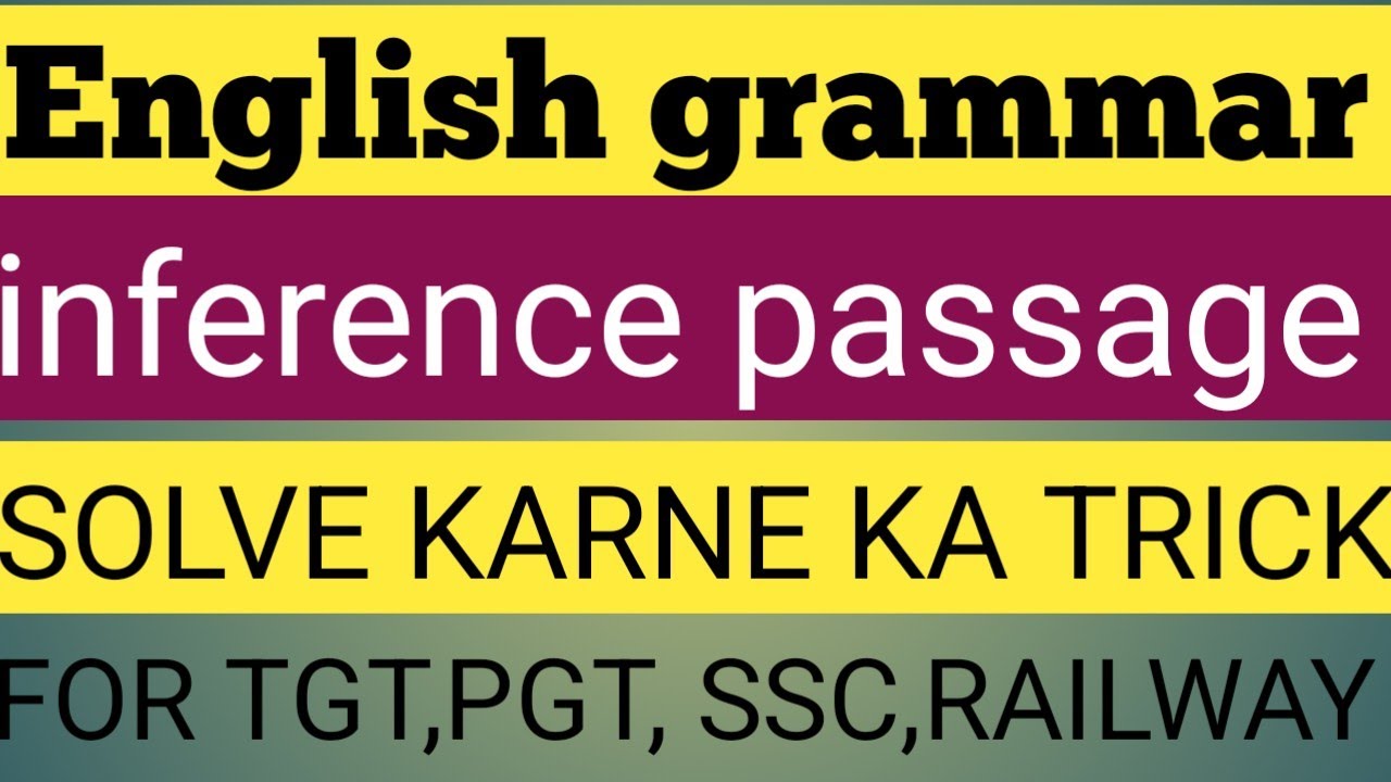 English grammar #Passage solve karne ka trick #for #competitiveexams 