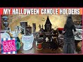 My Entire Halloween Candle Holder Collection | Bath & Body Works | #codeorange #bathandbodyworks
