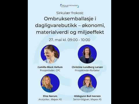 Økonomi, materialverdi og miljøeffekt - fra verditap til verdiskaping