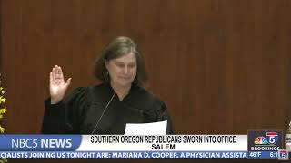Oregon Legislature convenes, new southern Republican lawmakers sworn in