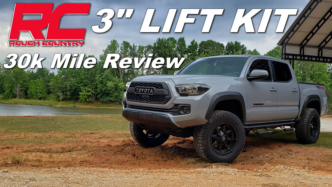 Rough Country lift kit 30k mile full REVIEW (Toyota TRD Off