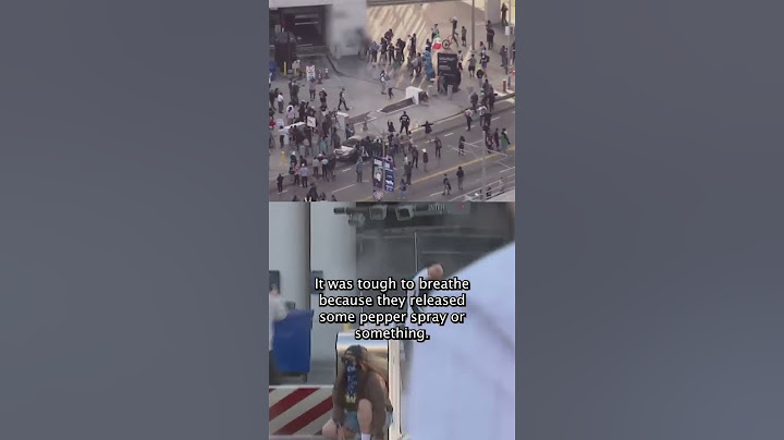 Protest erupts in downtown LA following ICE raids