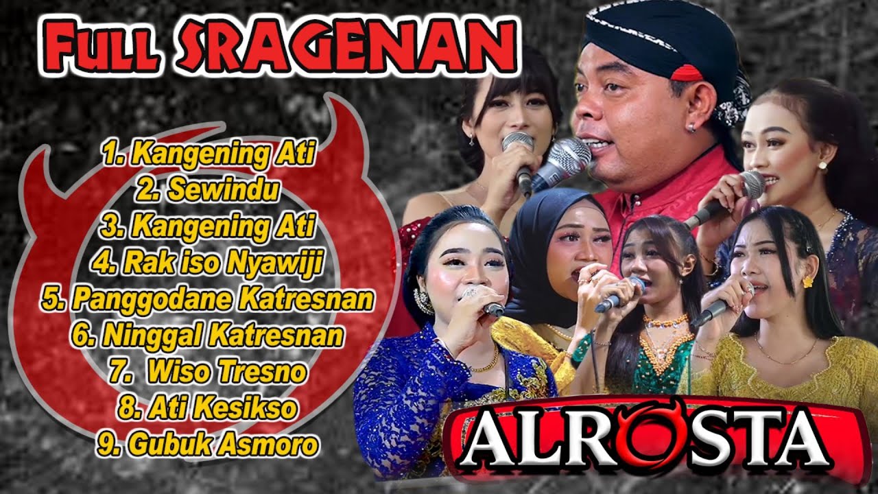 1 JAM sragenan ALROSTA Campursari, Kangeningi ati, Wiso Tresno, Gubuk Asmoro, ALFA AUDIO