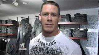 John Cena visits the Cut & Sew store in New York