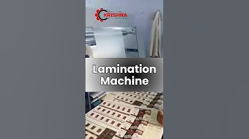Automatic Lamination Machine | High Speed Paper Lamination | Krishna Print & Pack