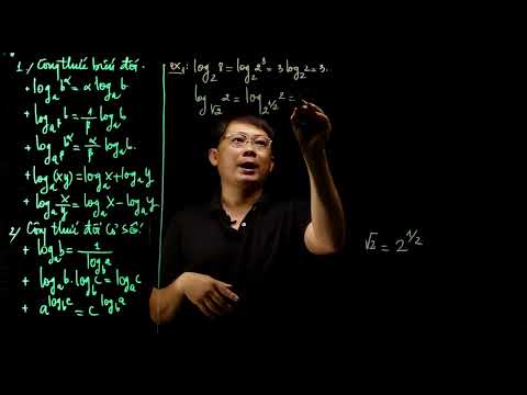 Video Toán 12. Công thức biến đổi logarit - YouTube