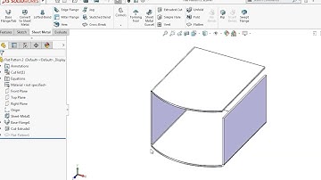 solidworks sheet metal tutorial 6 Flat Pattern Options