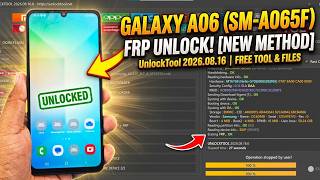 Samsung Galaxy A06 SM A065 FRP Lock Bypass Unlock Tool