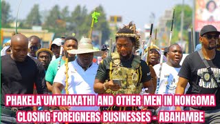 NONGOMA FOREIGNERS SHOPS SHUT DOWN BY ZULU MARCHERS