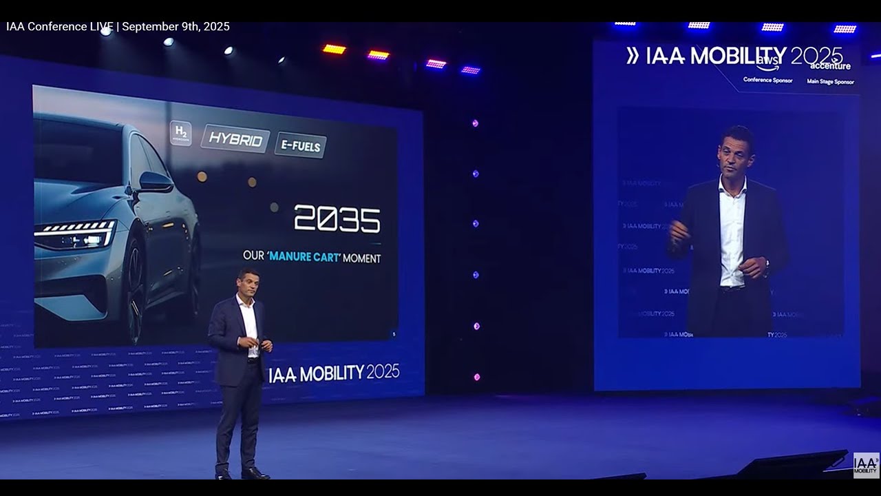 From Horse Manure to Modern Mobility: Laurent Favre’s Keynote at IAA 2025