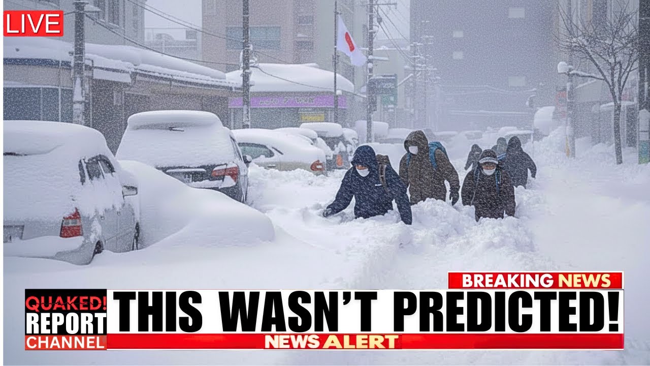 BREAKING: Hokkaido SLAMMED by Brutal Snowstorm — 106 km/h Winds Trigger Whiteout Chaos in Sapporo