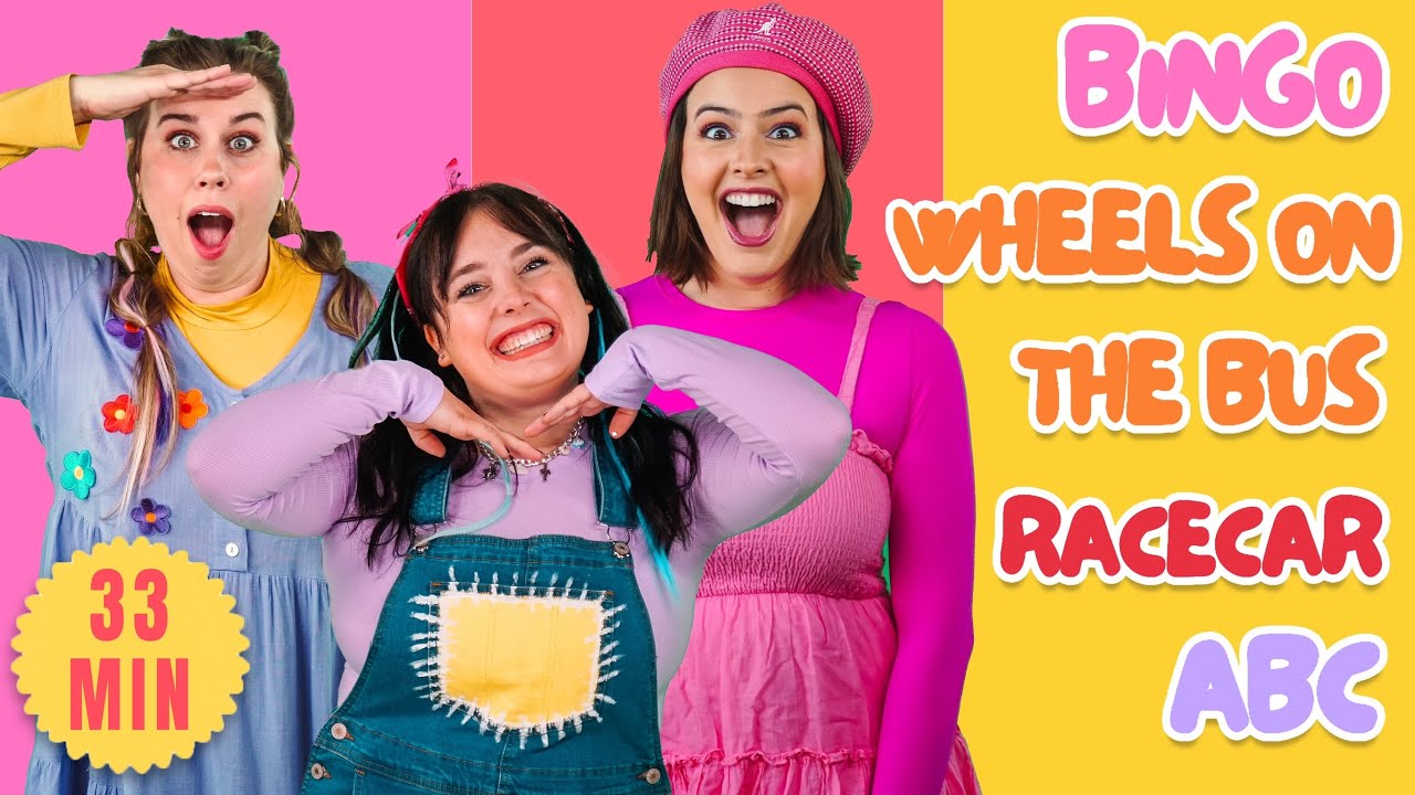 ABC, Bingo, Racecar, + More | Nursery Rhymes and Kids Songs (Educational Videos for Kids & Babies)