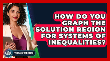 How Do You Graph The Solution Region For Systems Of Inequalities? - Your Algebra Coach