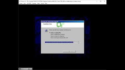 Upgrading from Windows NT 5.0 Build 1773 to Windows NT 5.0 Build 1796