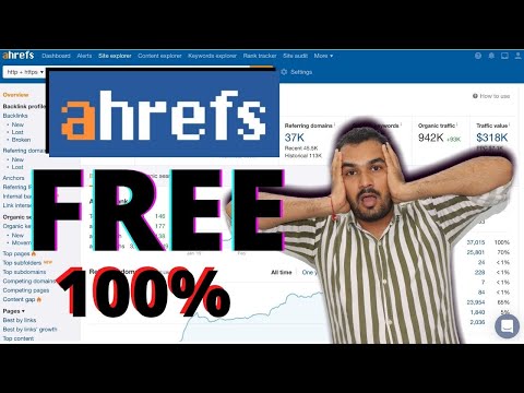 Get Ahrefs Account For Lifetime For Personal Website In Hindi