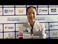 Shin Yubin from the Republic of Korea kept her smile, win or lose!