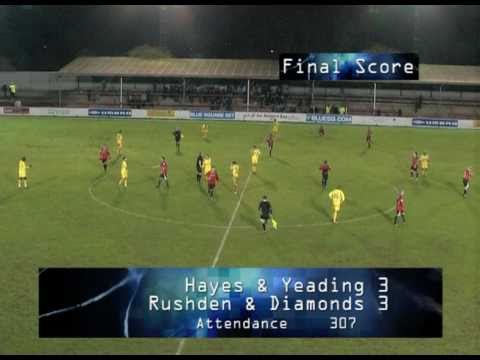 Hayes & Yeading Utd v Rushden & Diamonds | 18th January 2011