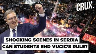 Drone Footage Shows Massive Serbia Student Rally As Vucic Faces Biggest Election Challenge Yet