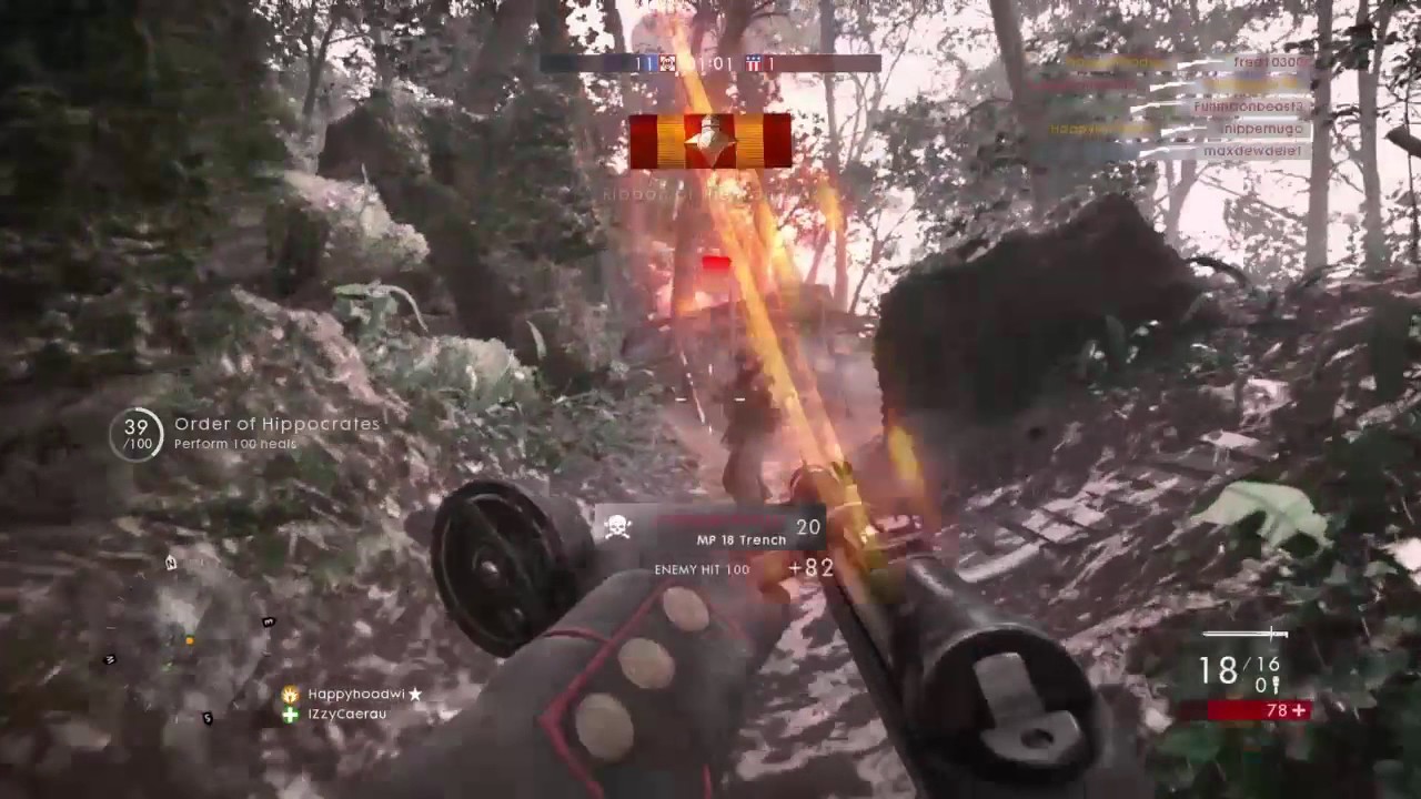 Battlefield 1 slow motion kills (assault gameplay) YouTube