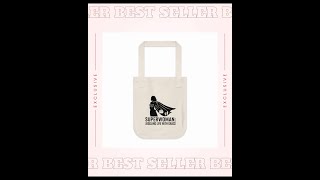 Superwoman Organic Canvas Tote Bag - Eco-Friendly, Grocery, Gift for Mom, Reusable, Tote for Ever...