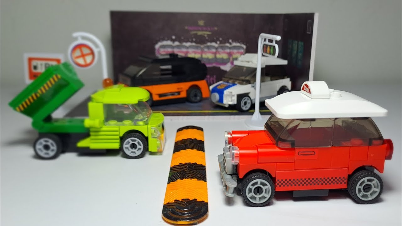 Building the fastest LEGO-style TAXI! (Build & Speed Test) 