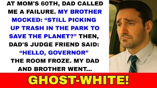 My Dad Called Me A Failure, But His Friend's Question Silenced Everyone: The Governor