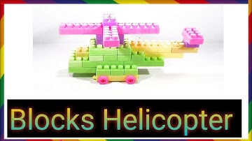 Satisfying DIY Helicopter/ASMR Building Blocks/relaxation #asmr#asmrsounds#buildingblocks