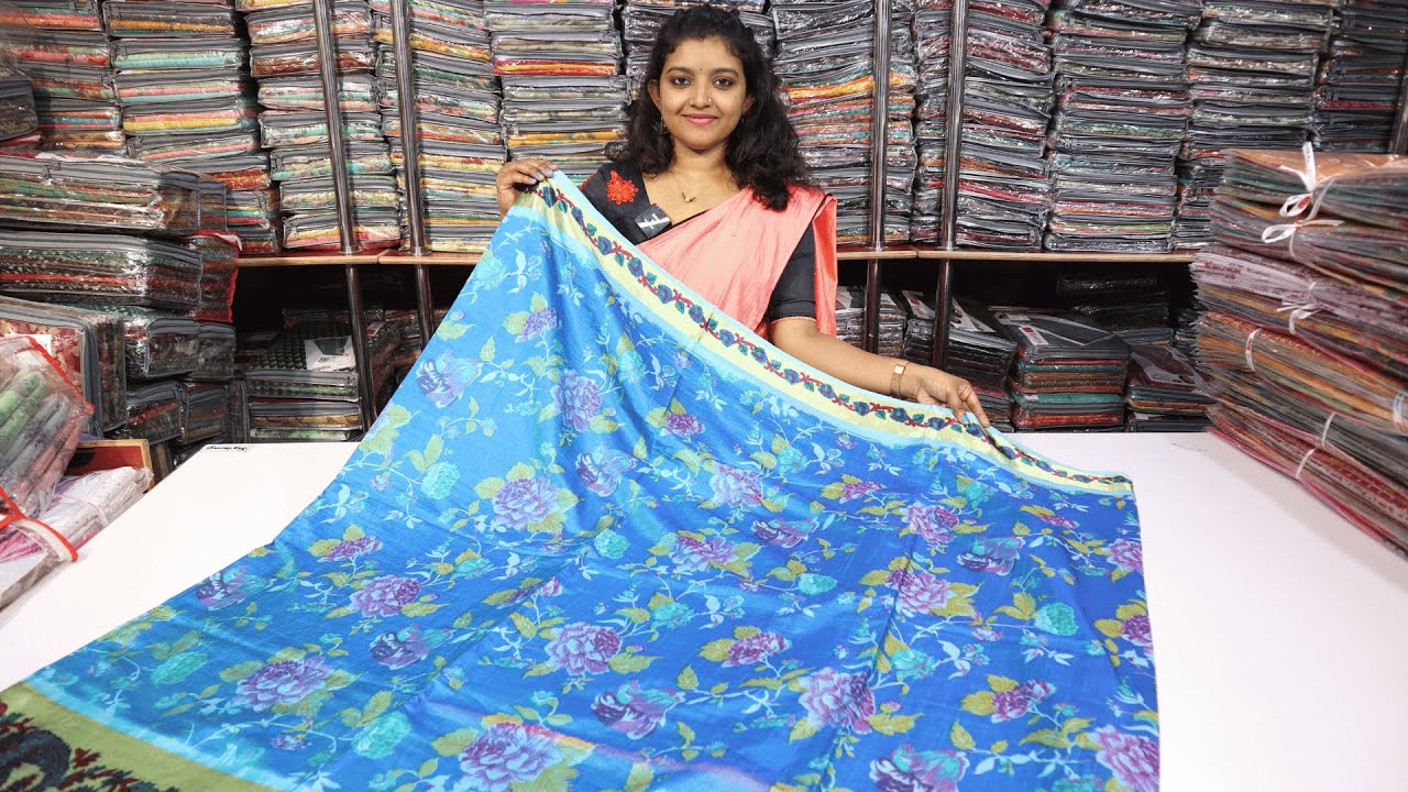 Printed Cotton Saree Manufacturer Saree Wholesale Market In Surat
