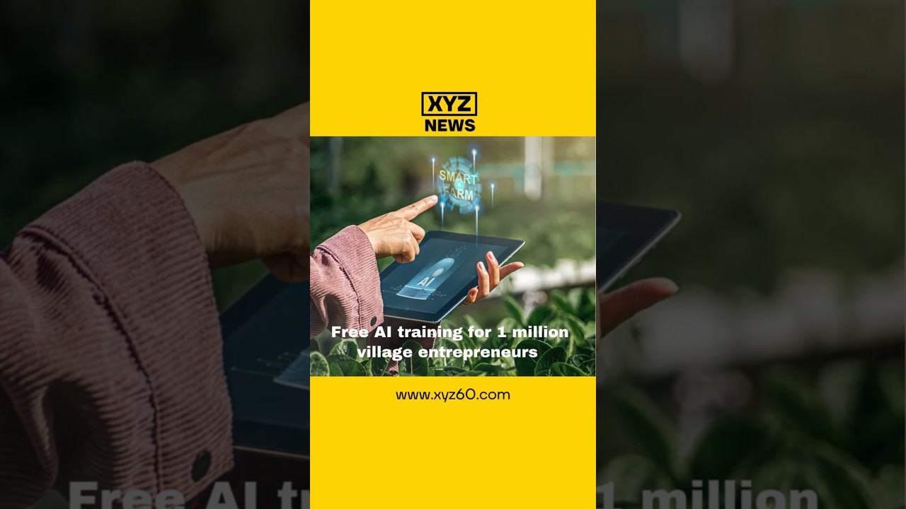 Free AI training for 1 million village entrepreneurs | Digital India Update