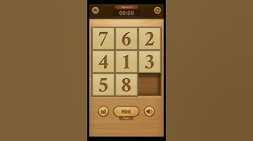 Puzzle Number - Sliding Puzzle (3x3)🤔 #shorts #game #puzzle