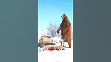 Raising an Short Faced Bear (Arctotherium )🐻       #bear #animals #3d #science #prehistoric #shorts