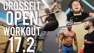 CROSSFIT OPEN WORKOUT 17.2 - HER FIRST BAR MUSCLE UP!