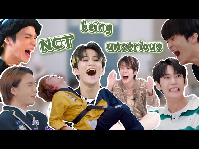 when nct can't stop laughing (mostly Mark) class=