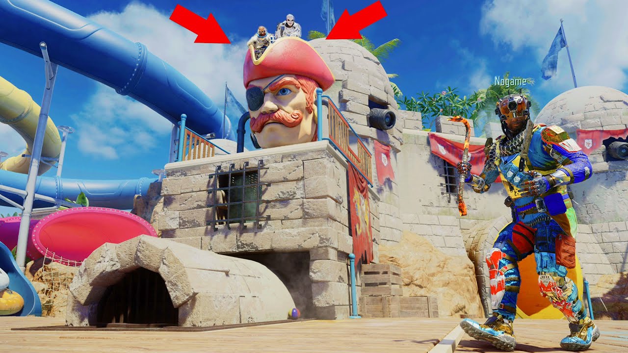 I FOUND PLAYERS HIDING INSIDE THE PIRATE HEAD ON SPLASH?!!?!! HIDE N SEEK ON BO3