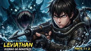 The Ocean SWALLOWED the World... Now GIANT MONSTERS Hunt Humanity – Parts 1 & 2 | Manhwa Recap screenshot 3