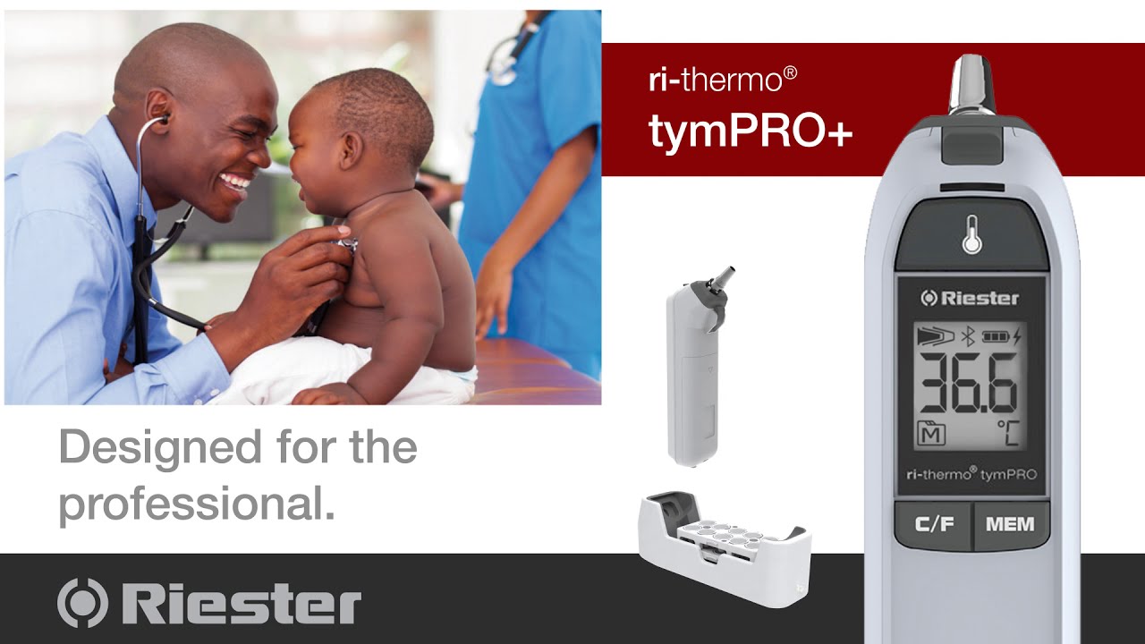 Termometer Digital Riester Digital, tympanic ear thermometer: Riester tymPRO+ - YouTube