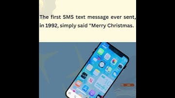 What Was The First Text Message?