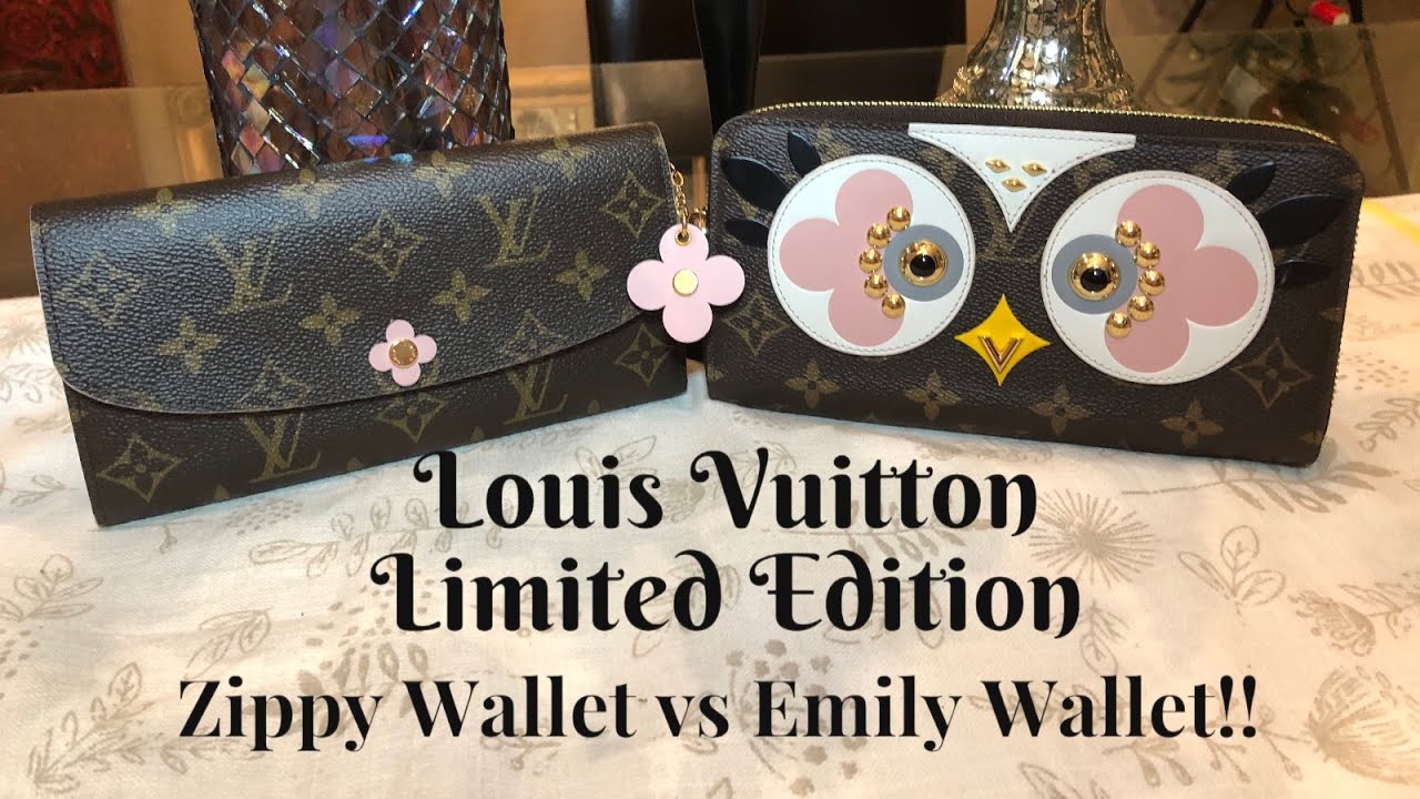 Louis Vuitton limited Edition Zippy and Emily wallet Comparison! 