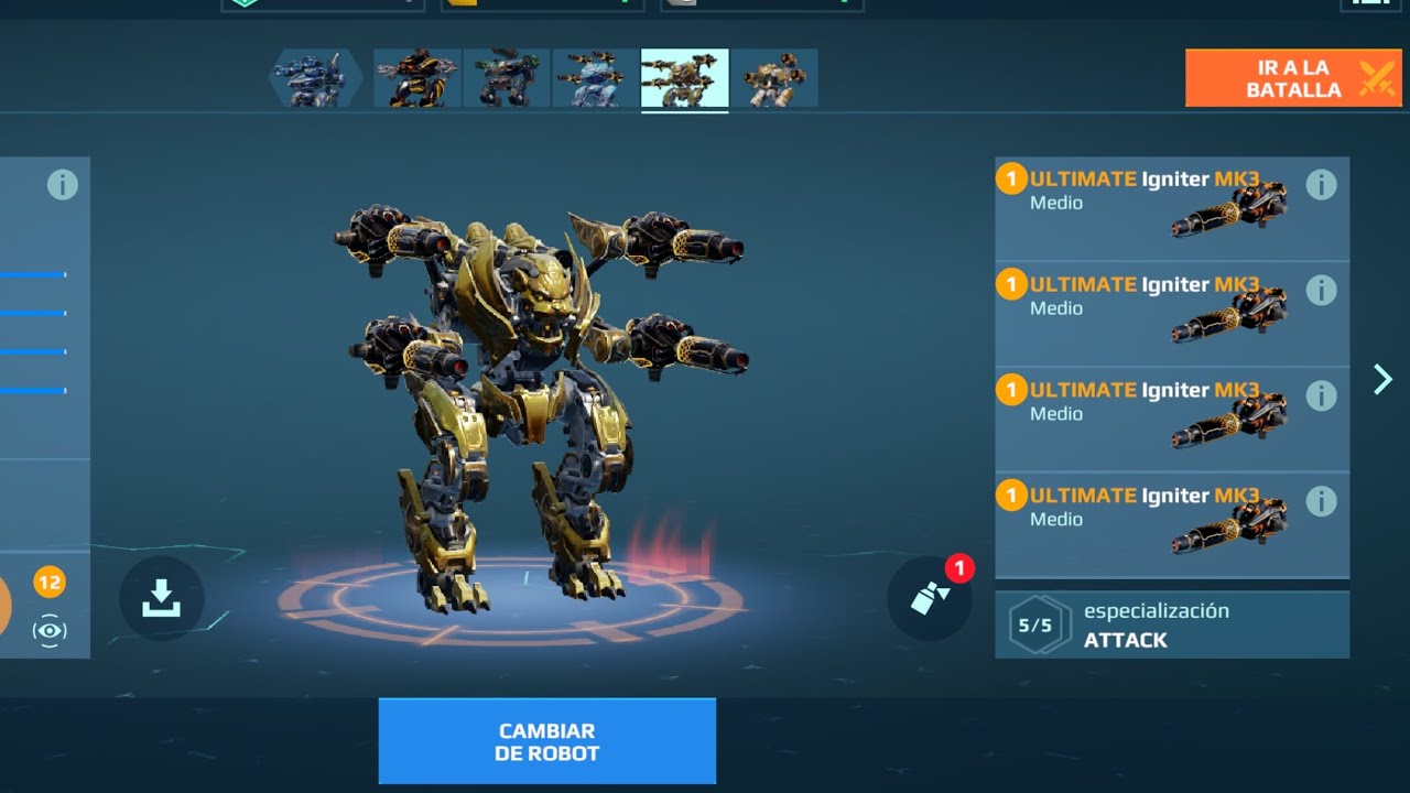 Typhon 2025 4x Ultimate Igniter in Champion League War Robots WR 