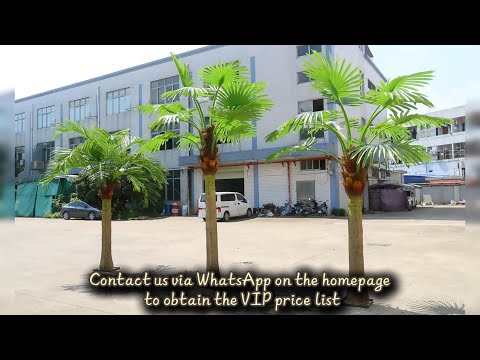 Customizable Large Artificial Evergreen Palm Tree 🌴 | Outdoor Luxury Decor for Villas & Resorts
